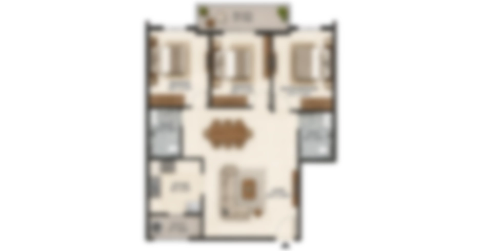 Neelkanth Palm Meridian Vashi Layout Plan
